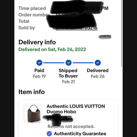 Louis Vuitton Duomo Leather handbag - Picture 14 of 14